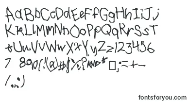  I drawed this font